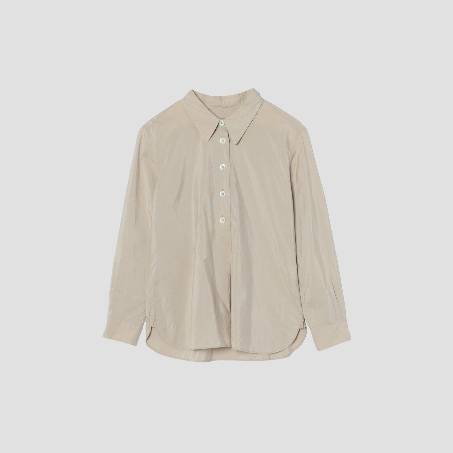 COTTON SILK POPLIN SHIRT
