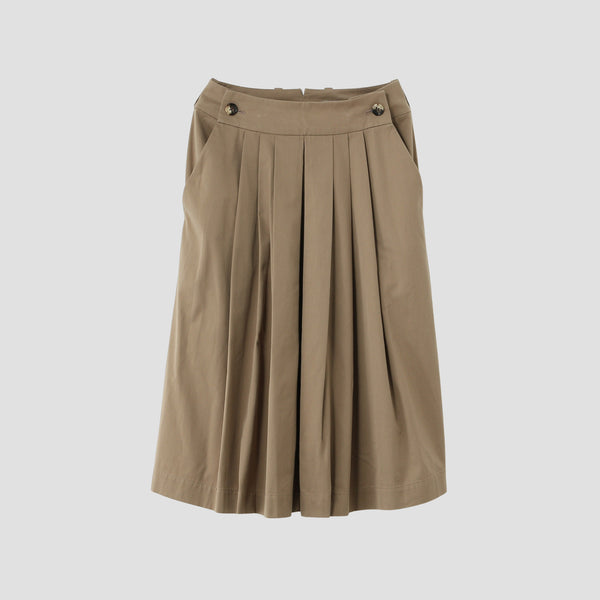 HIGHDENSE COTTON TWILL SKIRT