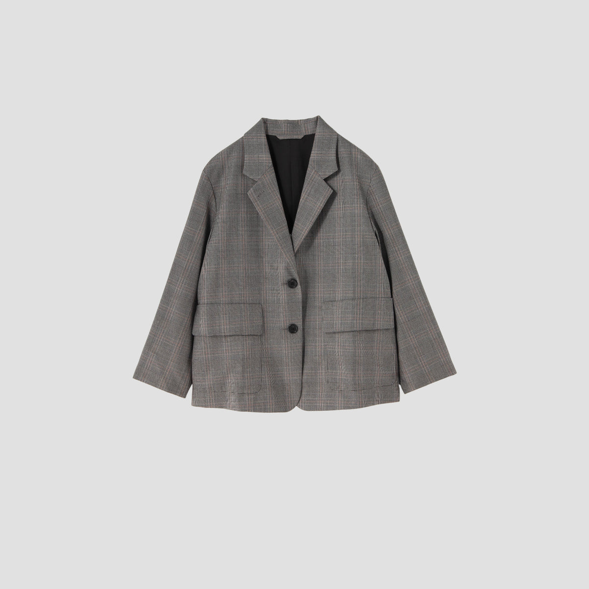 OVERCHECK WOOL JACKET