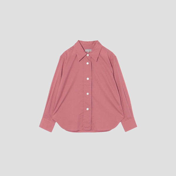 PIECE DYED WASHED COTTON SHIRT
