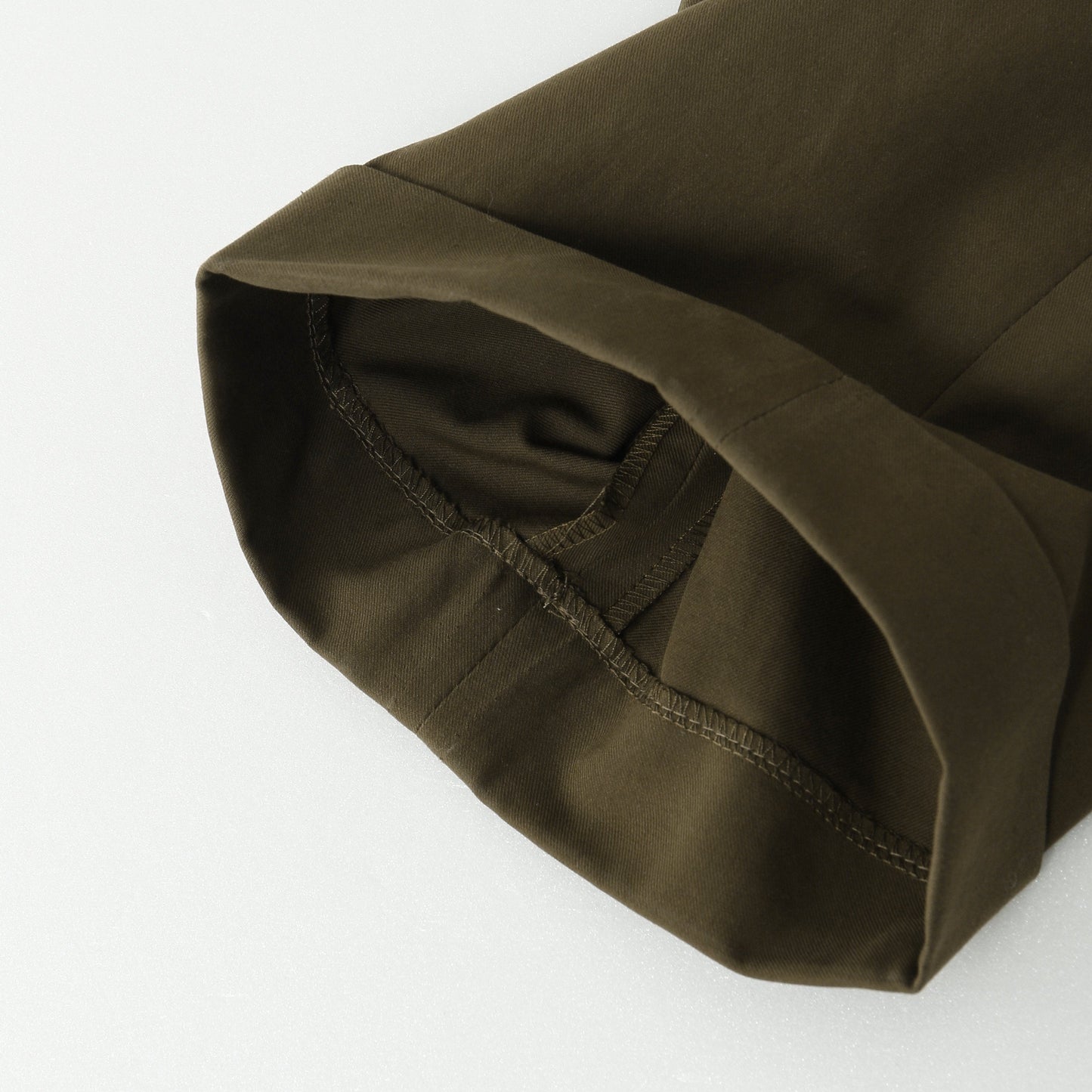 MATT COTTON TWILL TROUSERS