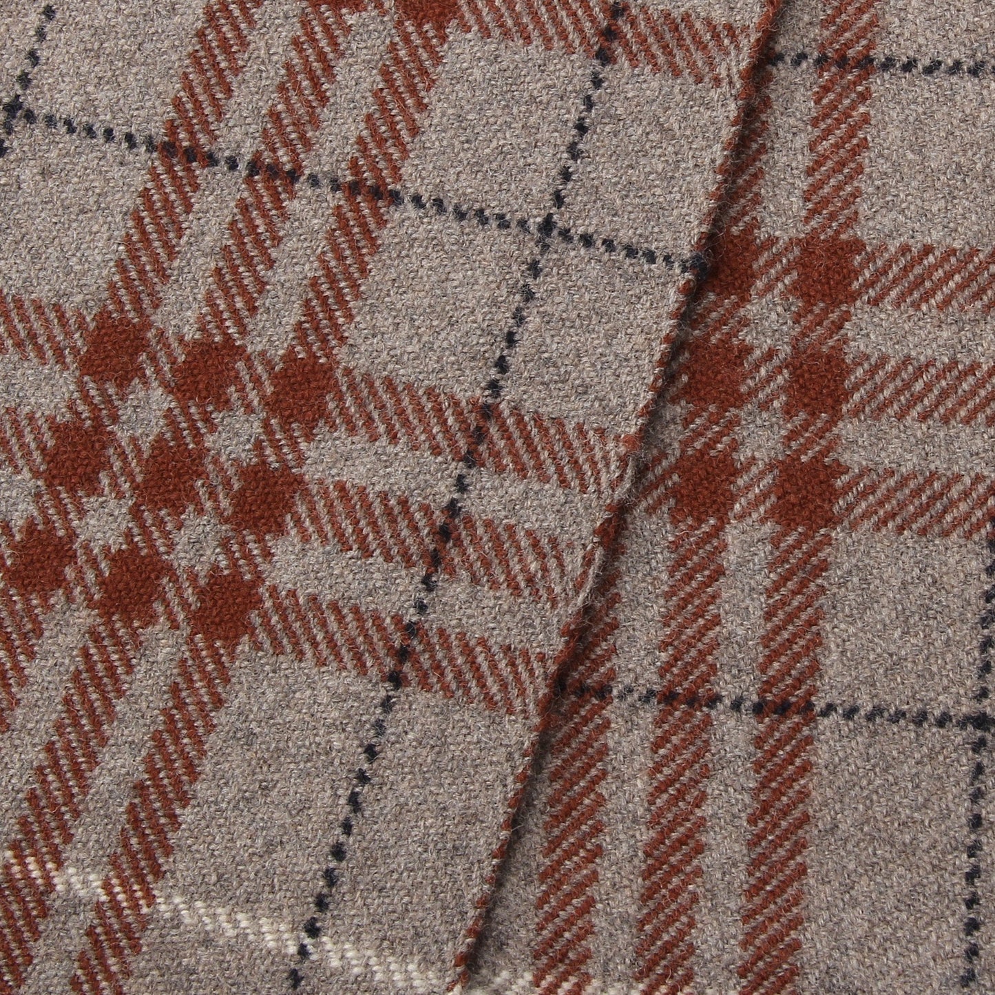IRREGULAR CHECK SCARF