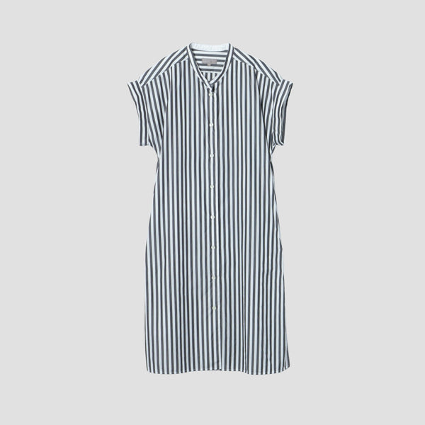 BOLD STRIPE COTTON DRESS