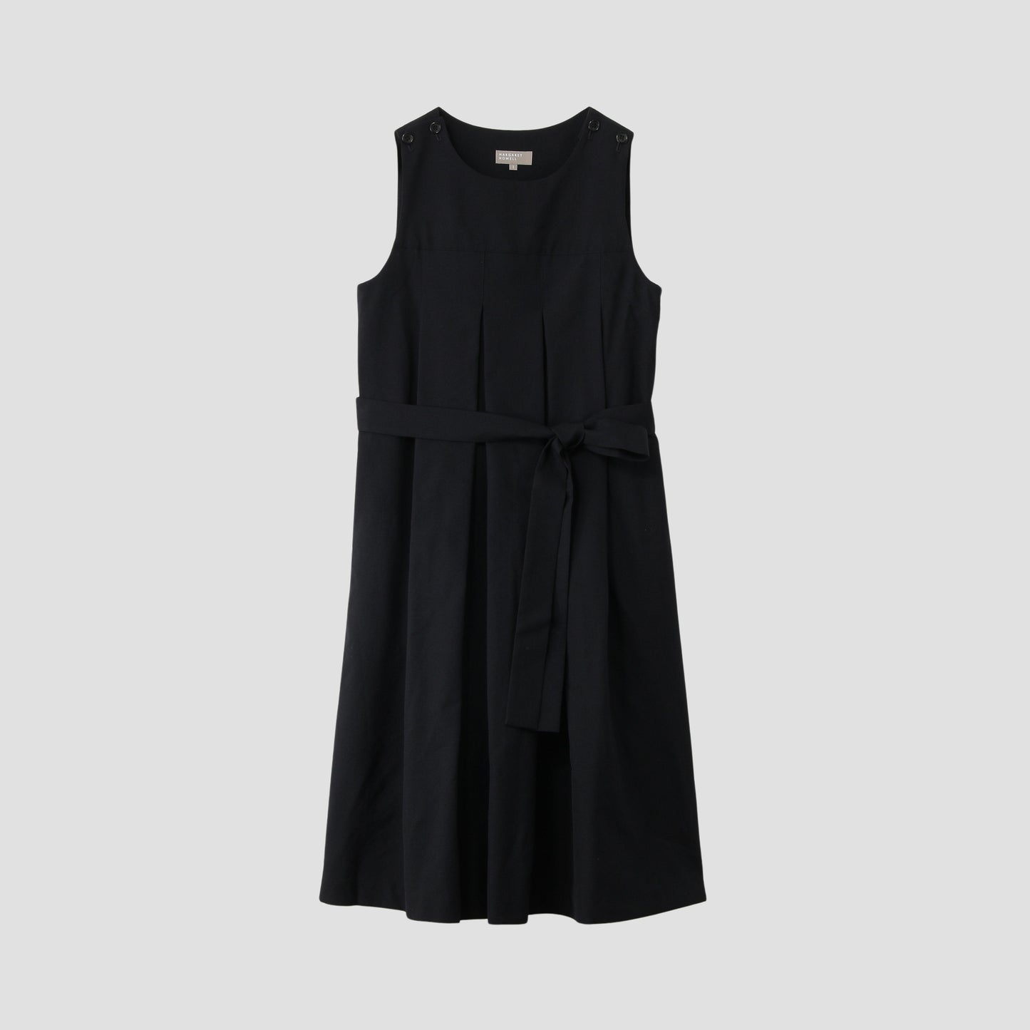 DRY PLAIN WEAVE WOOL DRESS