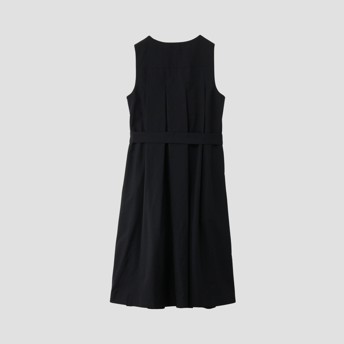 DRY PLAIN WEAVE WOOL DRESS