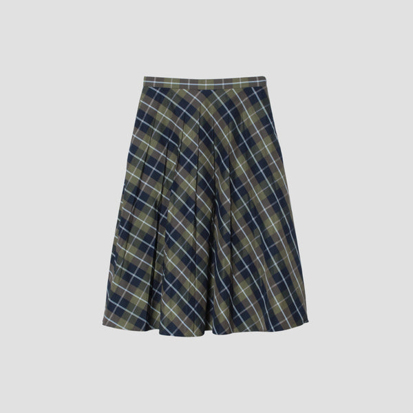 WINDOWPANE CHECK SKIRT
