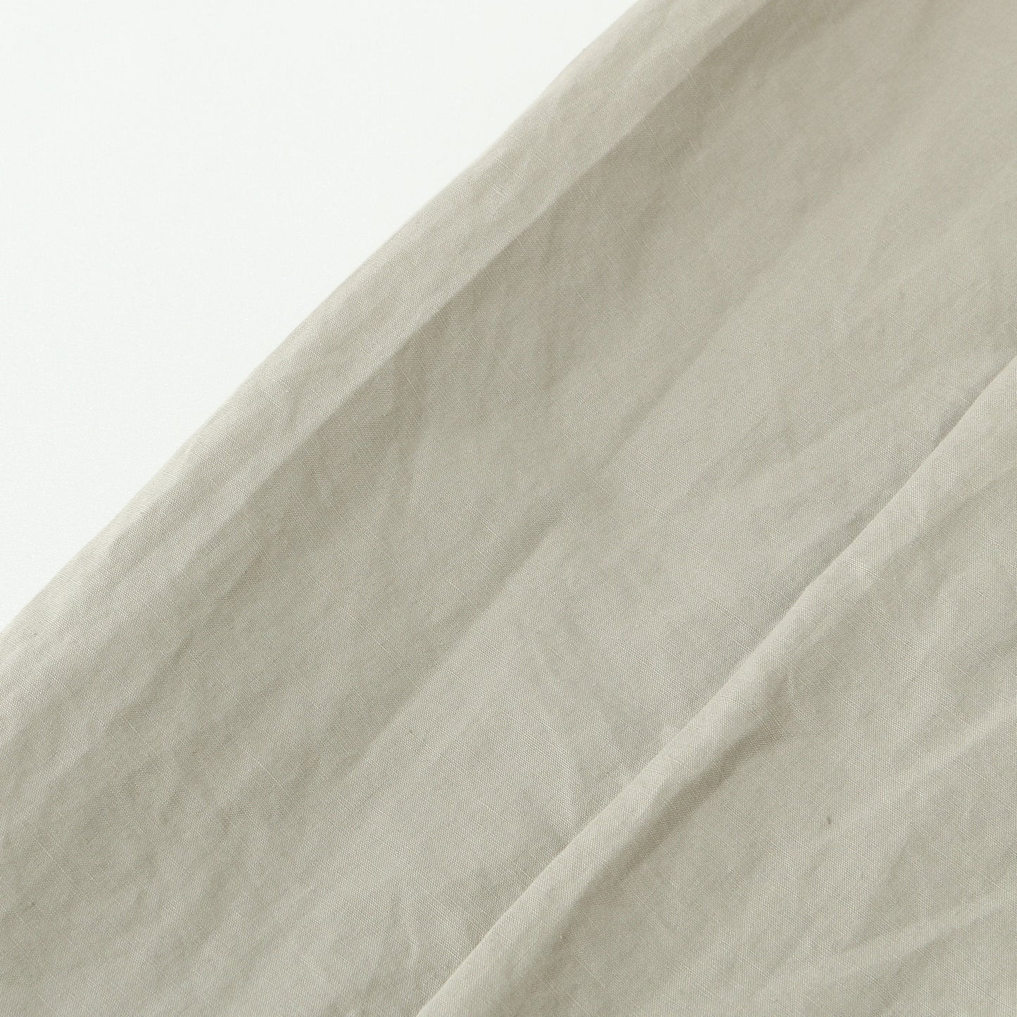 PLAIN WEAVE COTTON LINEN TROUSERS
