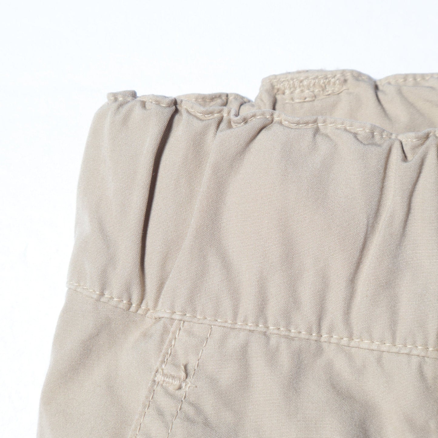 FINE COMPACT COTTON POPLIN TROUSERS