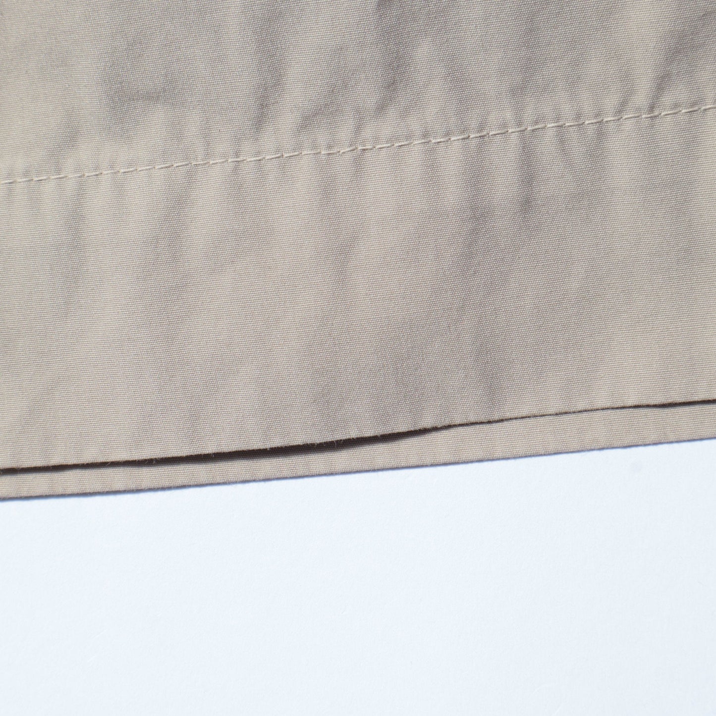 FINE COMPACT COTTON POPLIN TROUSERS