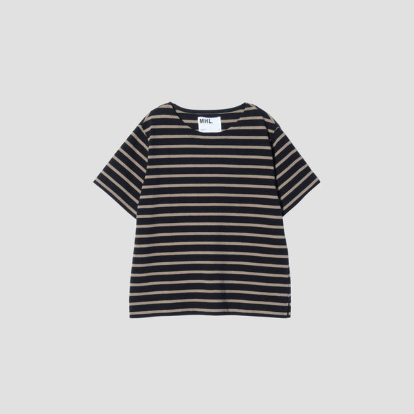 STRIPED DRY COTTON JERSEY