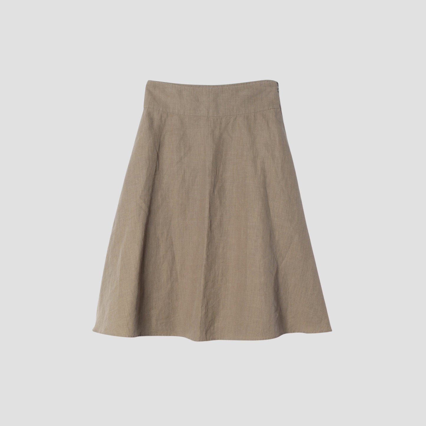 HIGH DENSE LINEN SKIRT