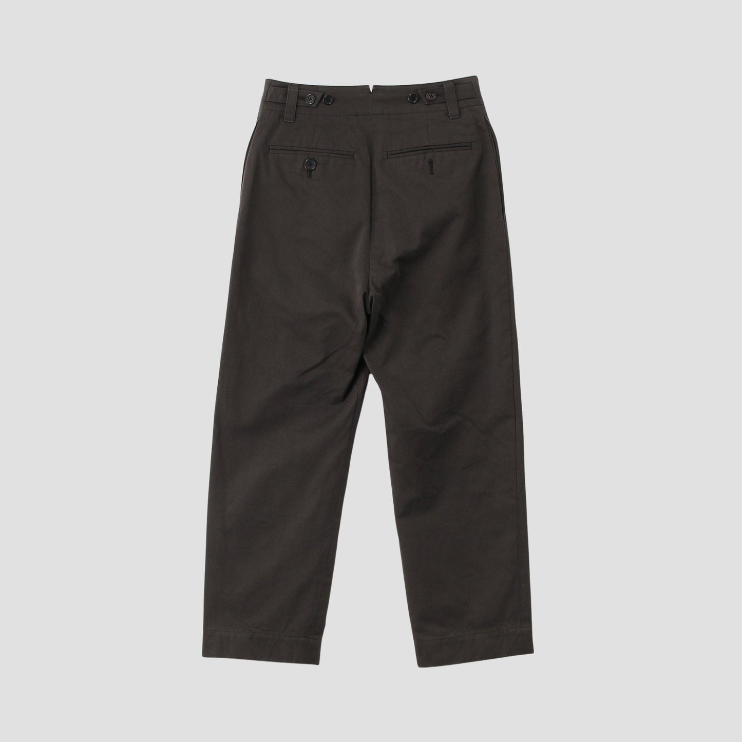COTTON TWILL TROUSERS
