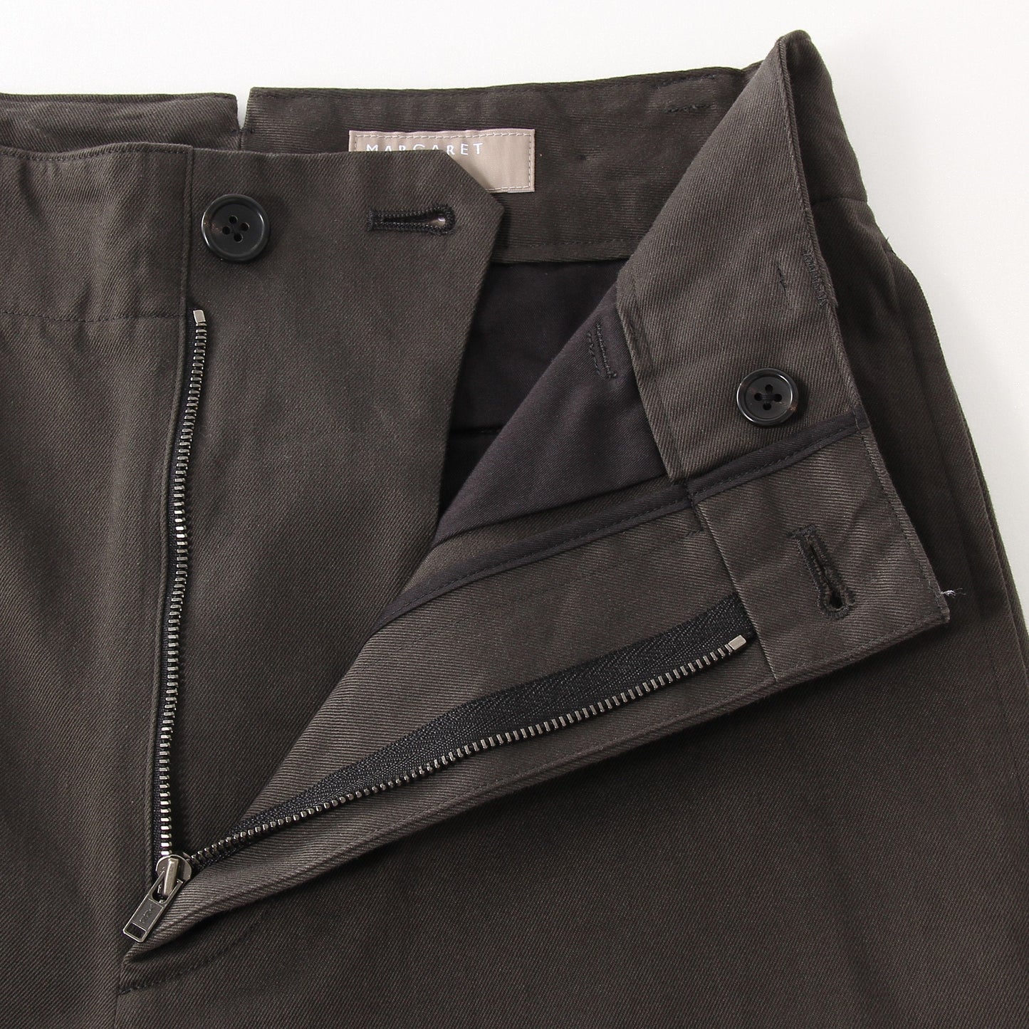 COTTON TWILL TROUSERS