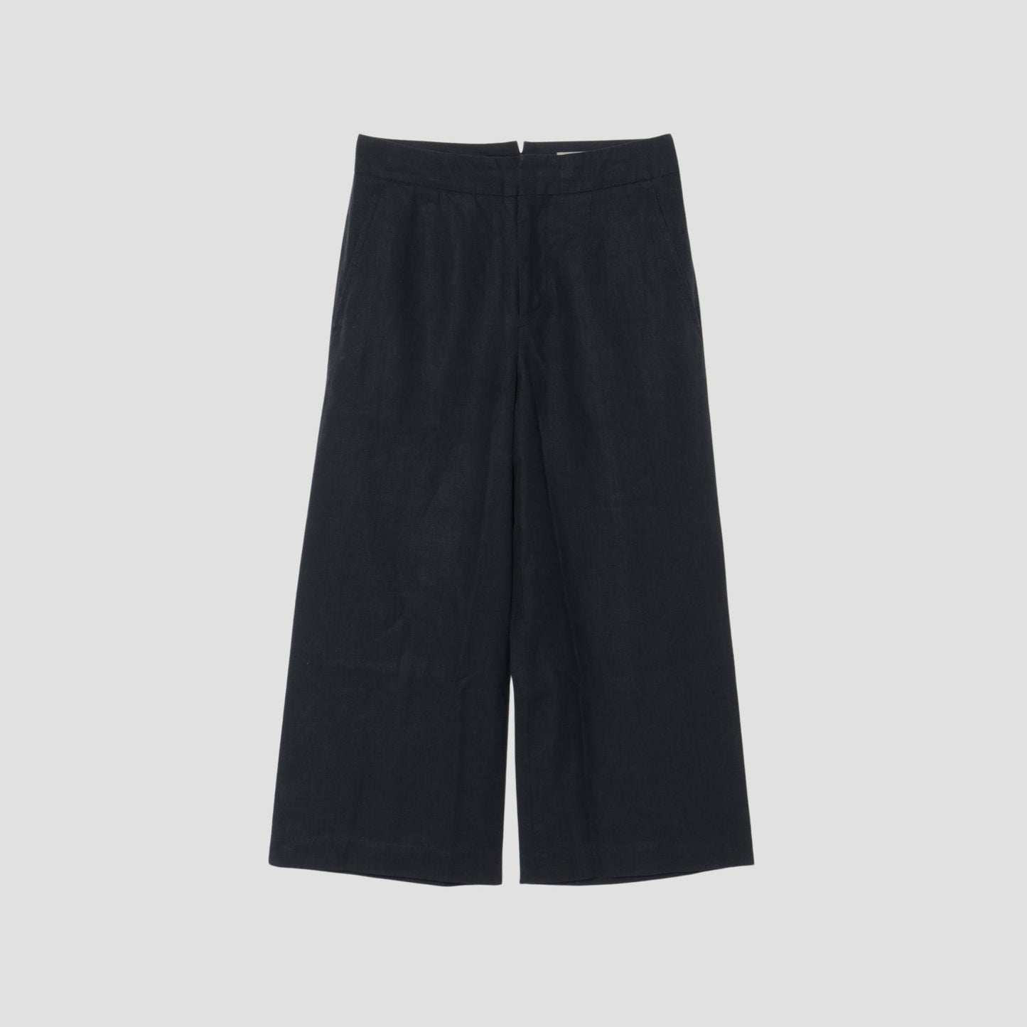 HIGH DENSE LINEN TROUSERS