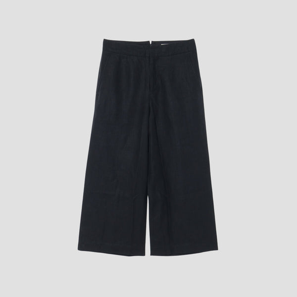 HIGH DENSE LINEN TROUSERS