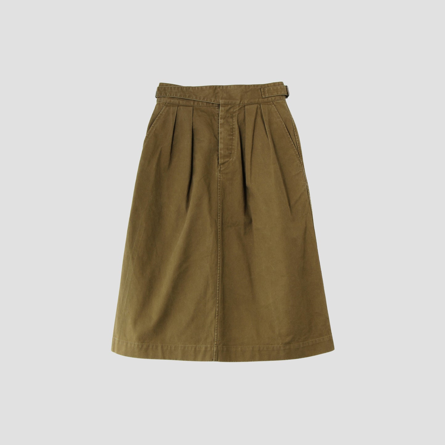 JAPANESE COTTON LINEN DRILL SKIRT