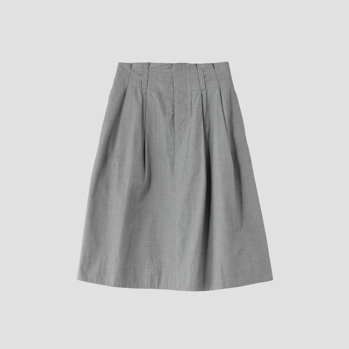 YARN DYE COTTON SHIRTING SKIRT