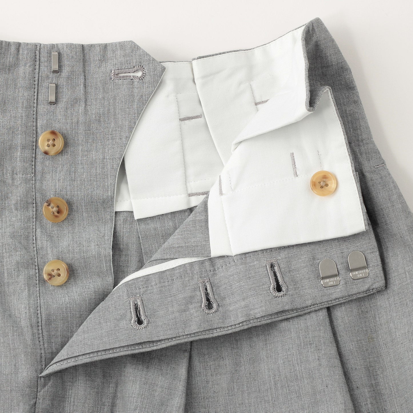 YARN DYE COTTON SHIRTING SKIRT