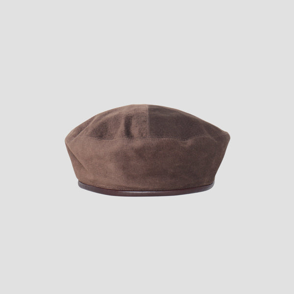 SUEDE BERET HAT