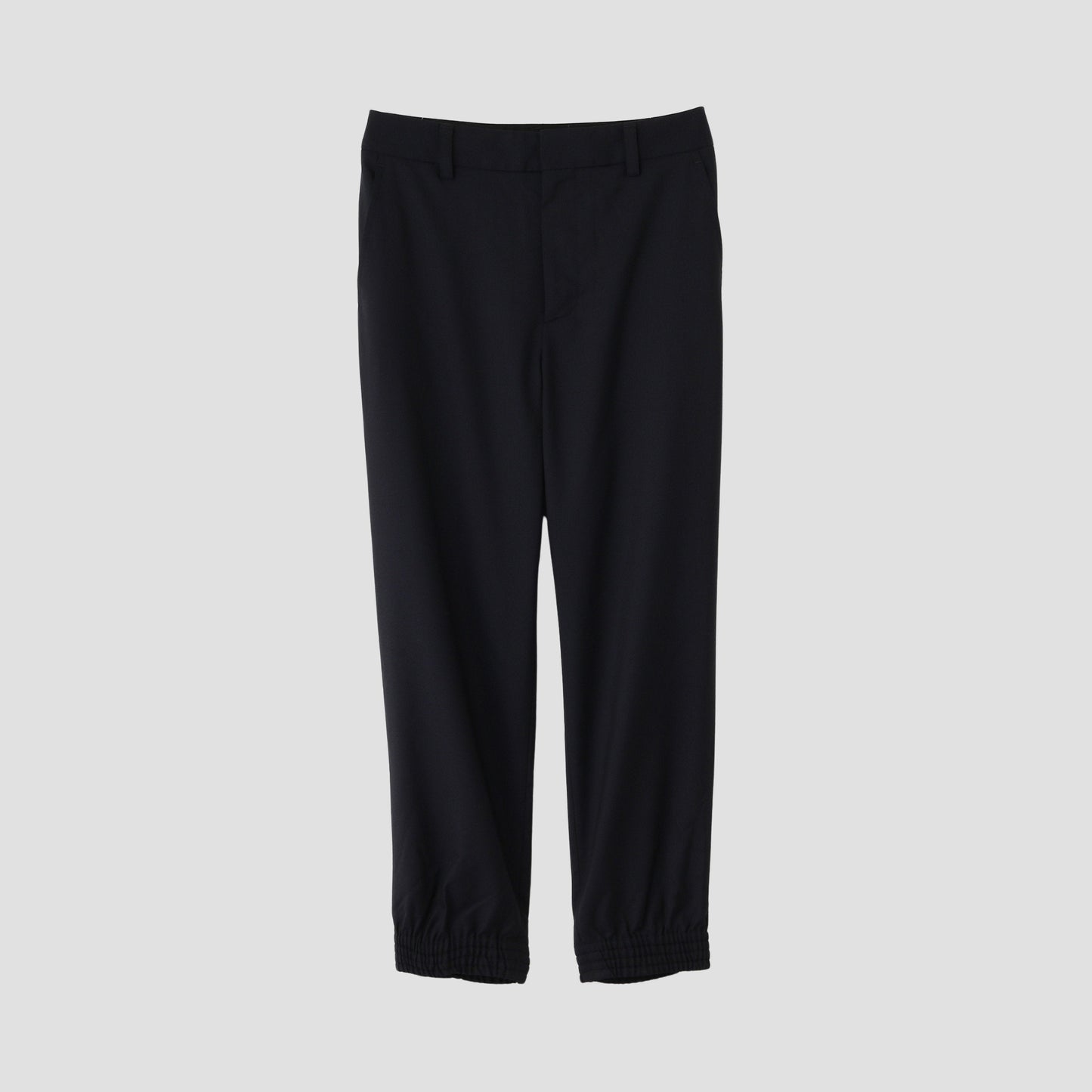 FINE WOOL POPLIN TROUSERS