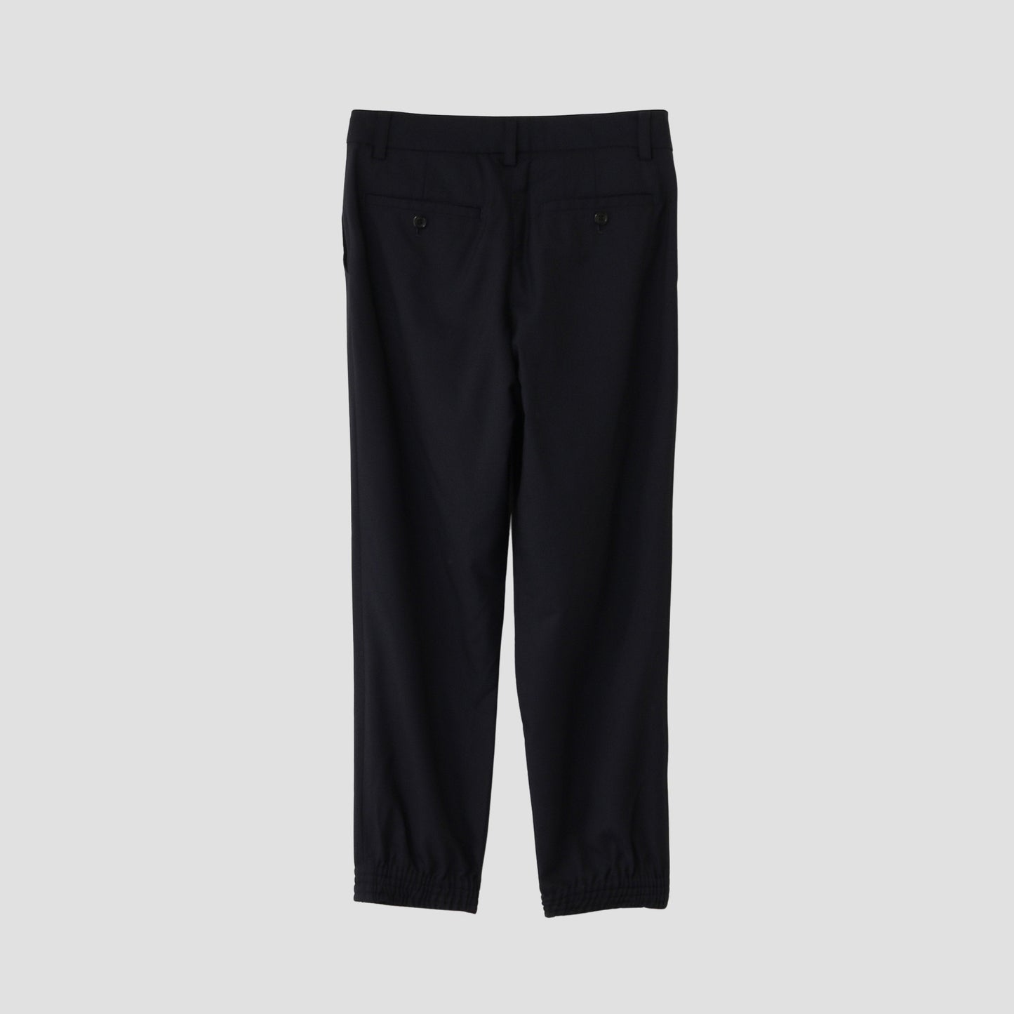 FINE WOOL POPLIN TROUSERS