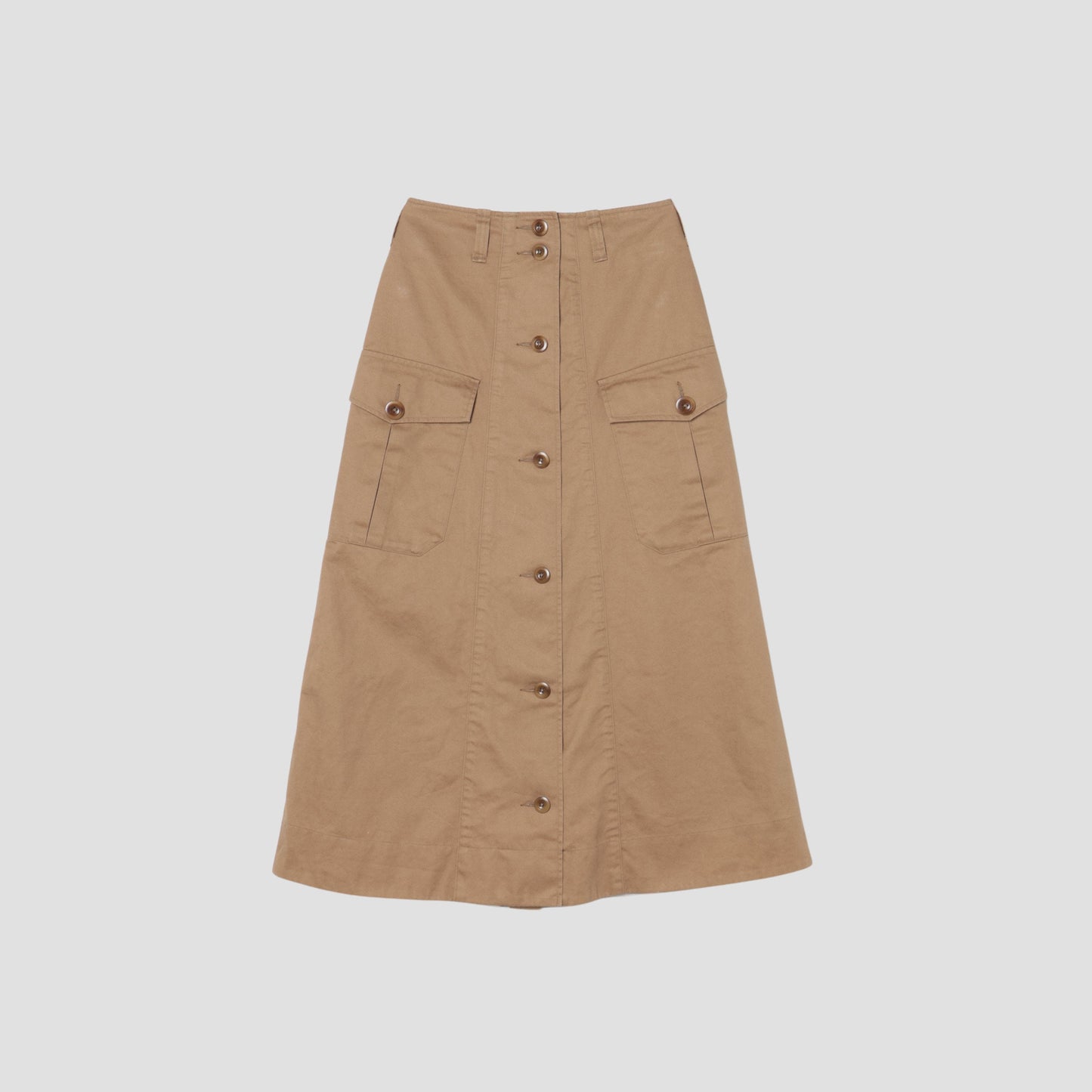JAPANESE COTTON LINEN DRILL SKIRT