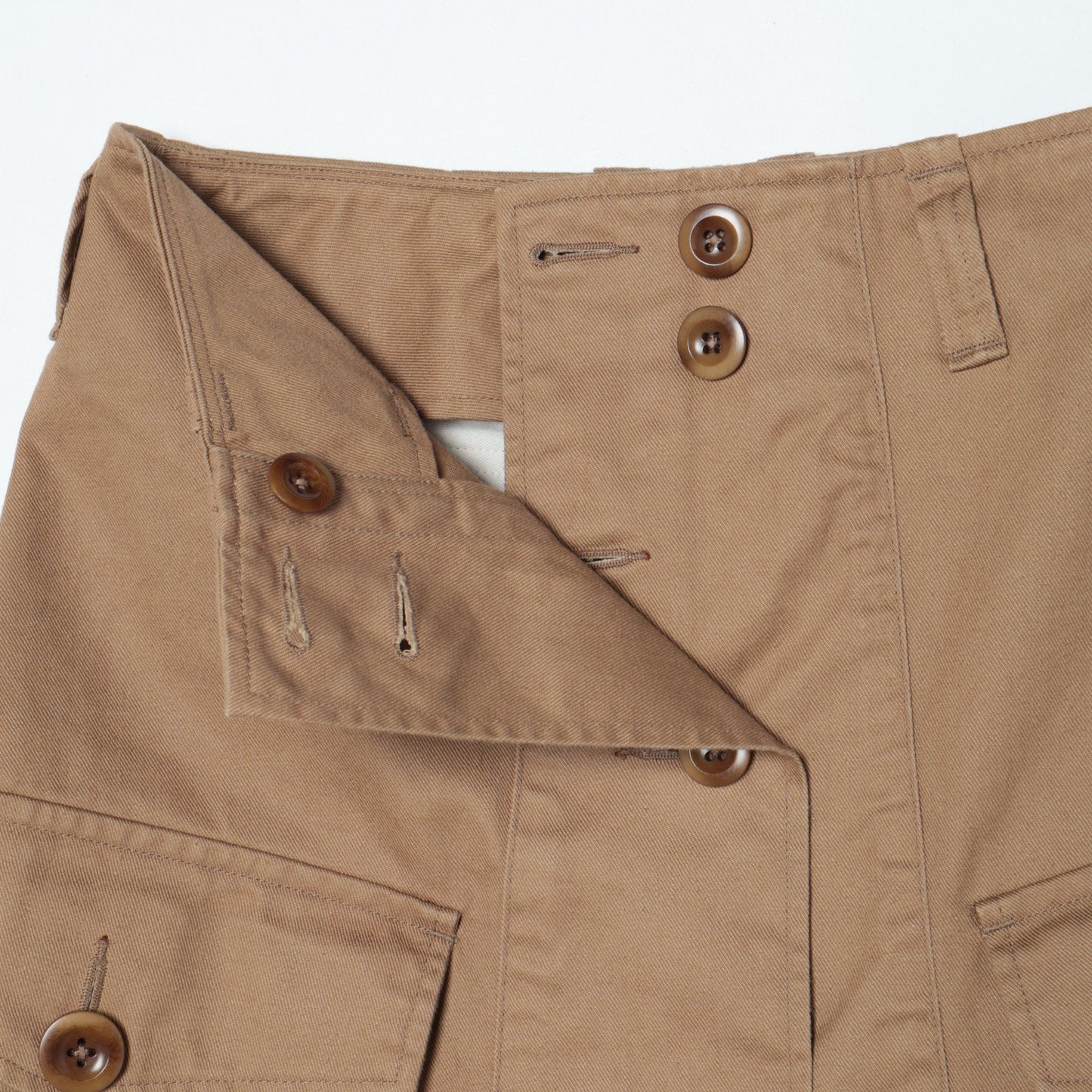 JAPANESE COTTON LINEN DRILL SKIRT