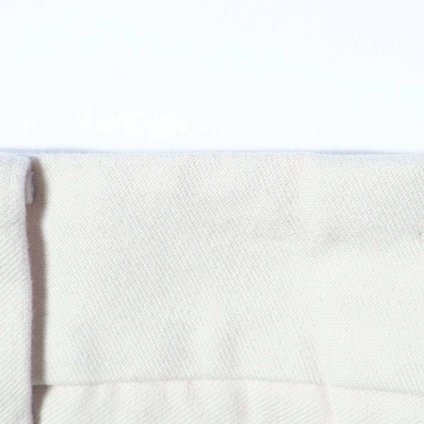 WASHED COTTON TWILL TROUSERS