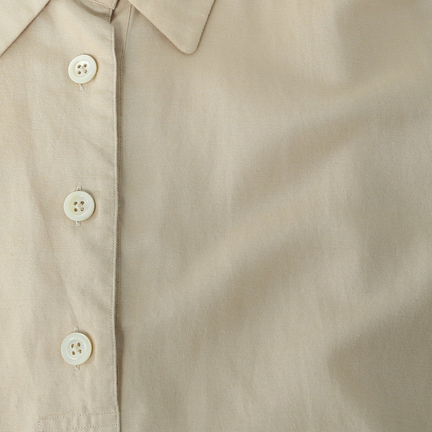 SILK COTTON PLAIN WEAVE SHIRT