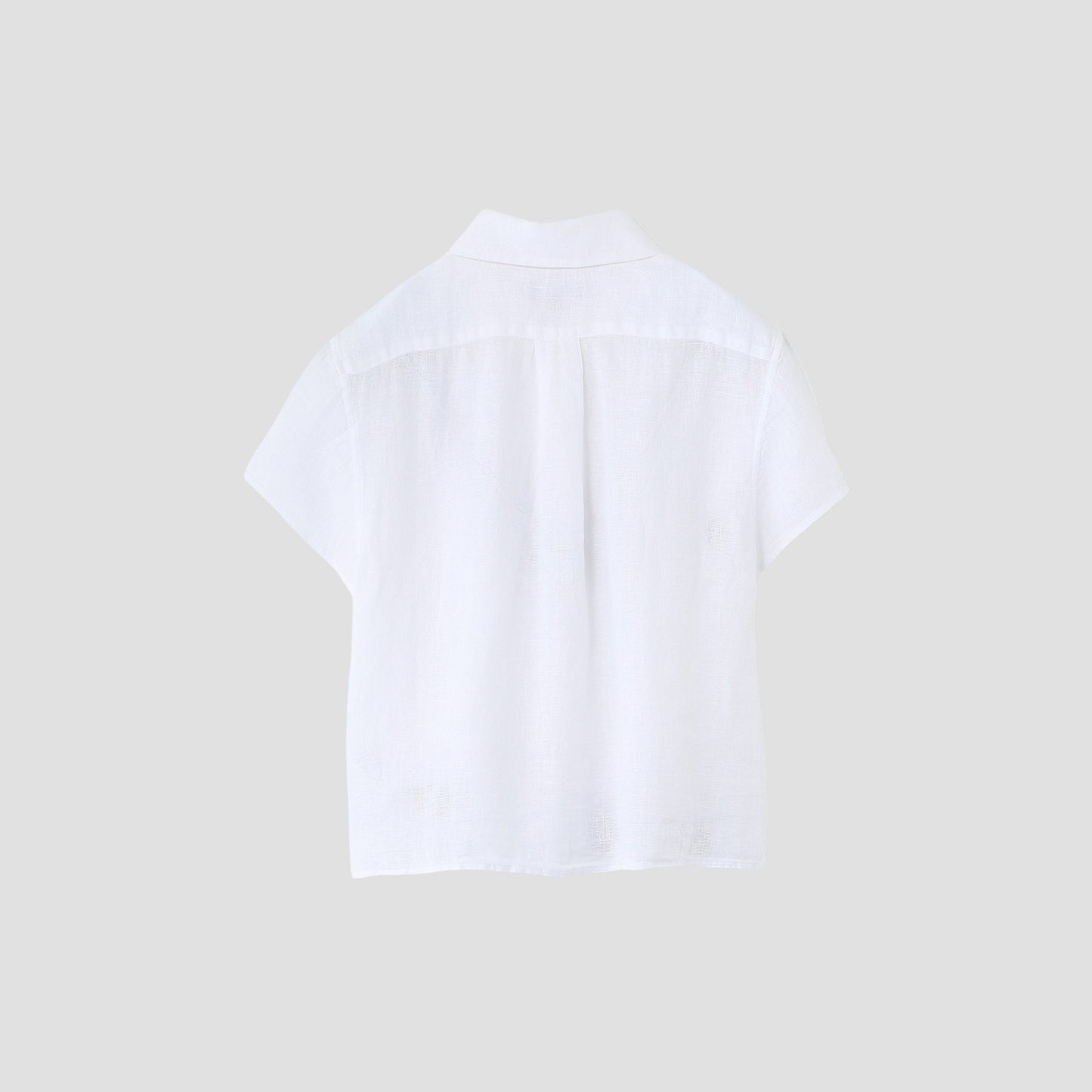 LINEN OPEN WEAVE  SHIRT