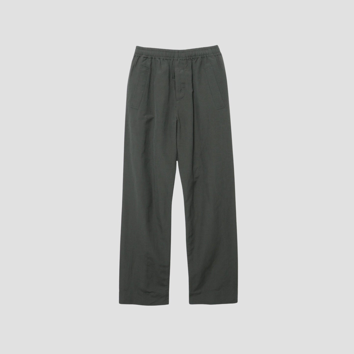 YARN DYED WOOL LINEN TROUSERS