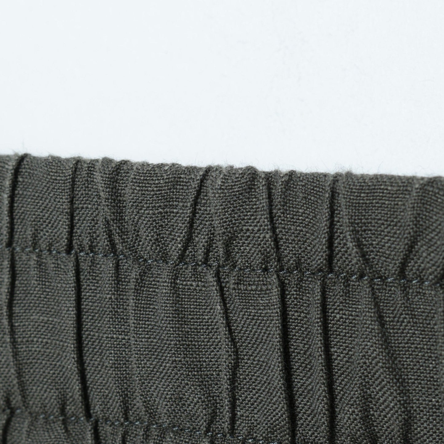 YARN DYED WOOL LINEN TROUSERS
