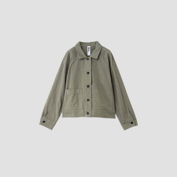 UPCYCLING COTTON TWILL BLOUSON