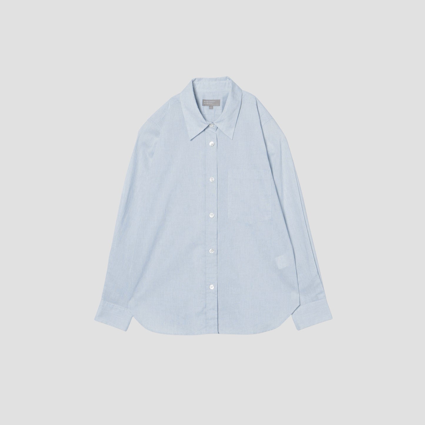 END ON END COTTON LINEN SHIRT