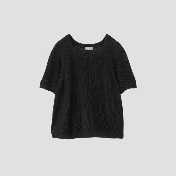 RIBBED LINEN KNIT
