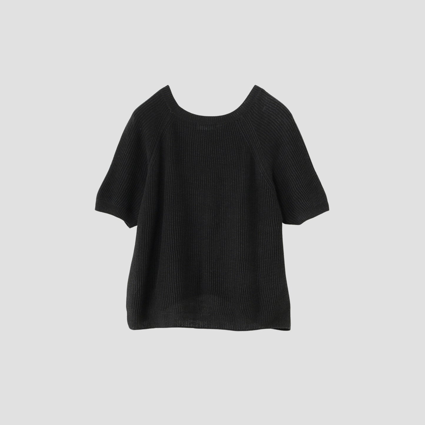 RIBBED LINEN KNIT