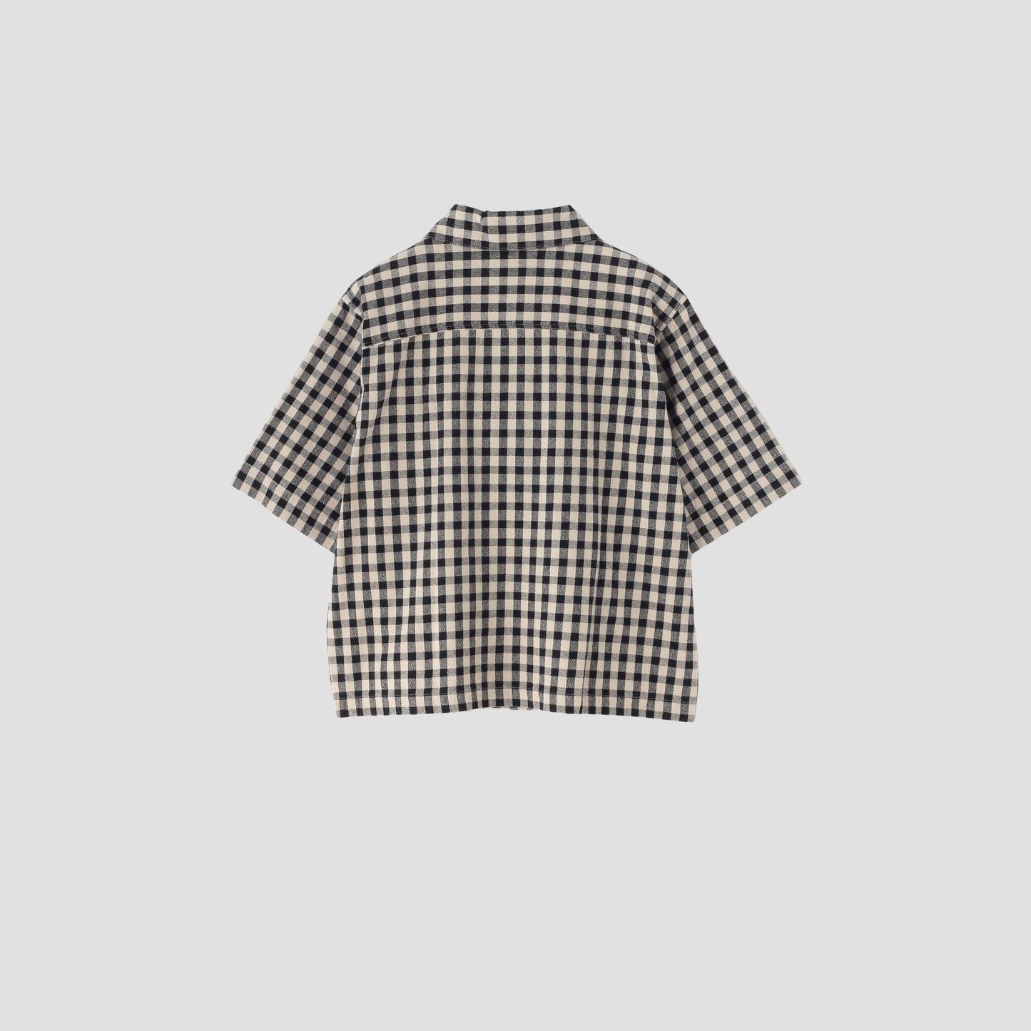 NATURAL COTTON GINGHAM SHIRT