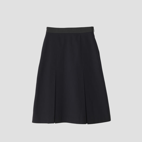 FINE WOOL COTTON SKIRT