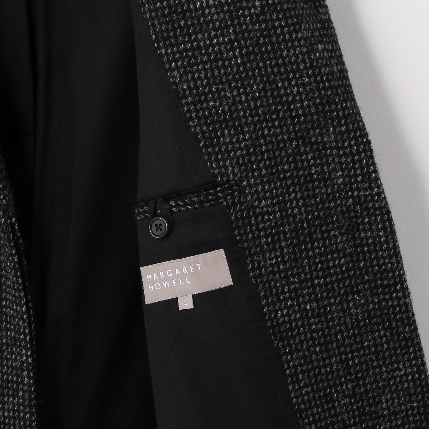 GRID HARRIS TWEED COAT