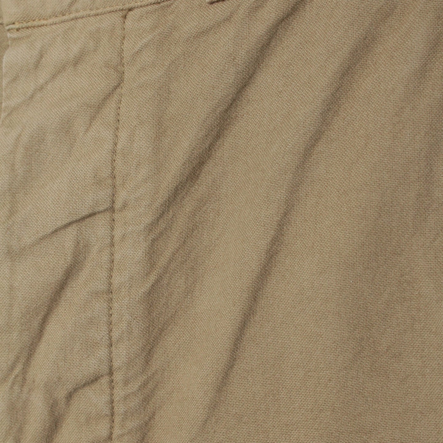 BRUSHED DRY COTTON CANVAS TROUSERS