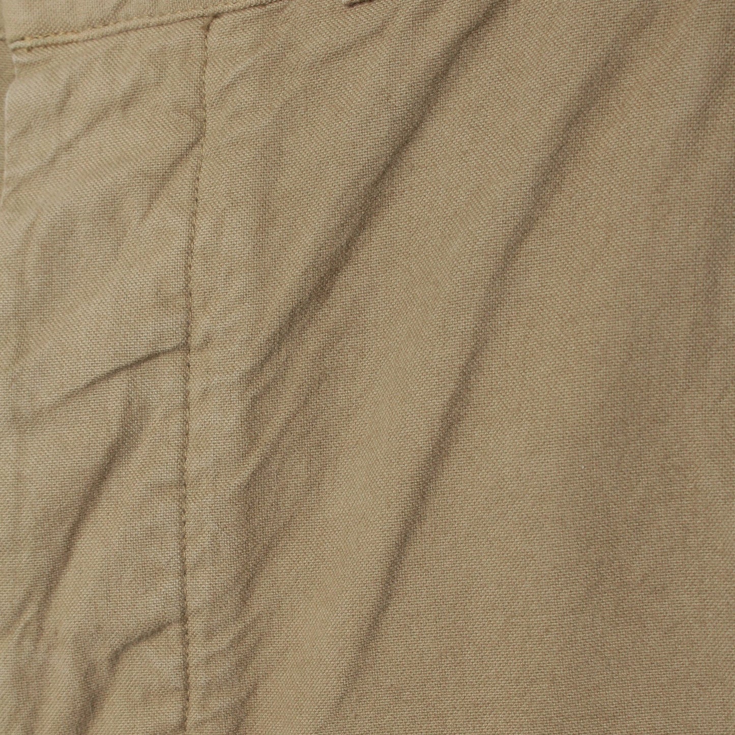 BRUSHED DRY COTTON CANVAS TROUSERS