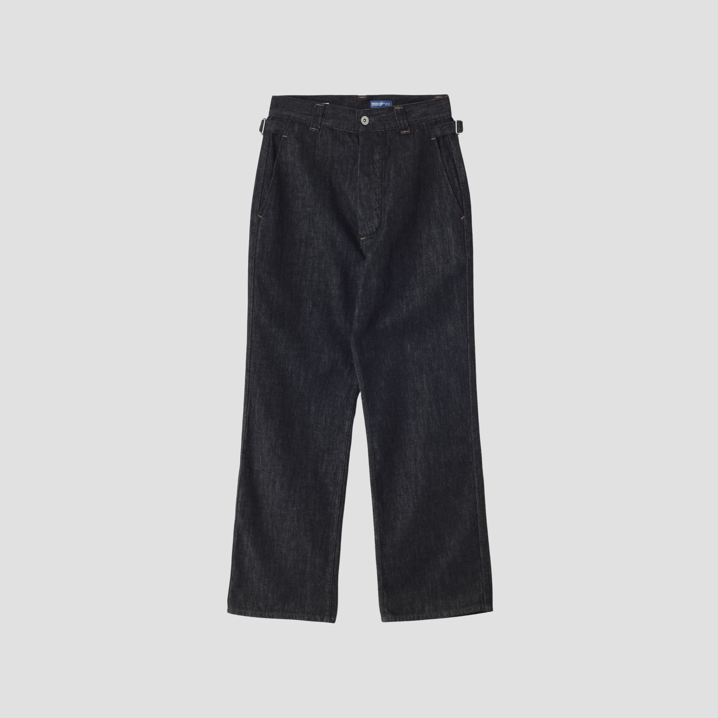 CANTON LIGHT DENIM BLACK TROUSERS