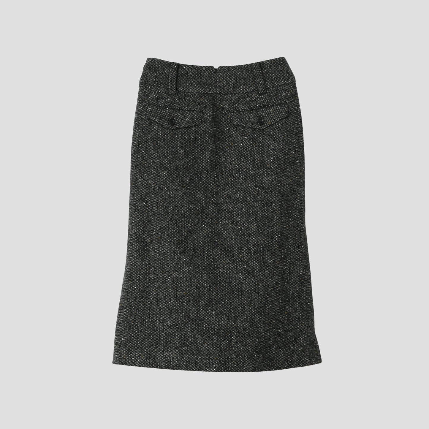 WOOL TWEED SKIRT