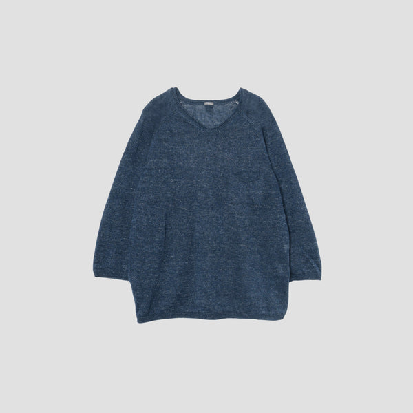 NATURAL MELANGE LINEN KNIT