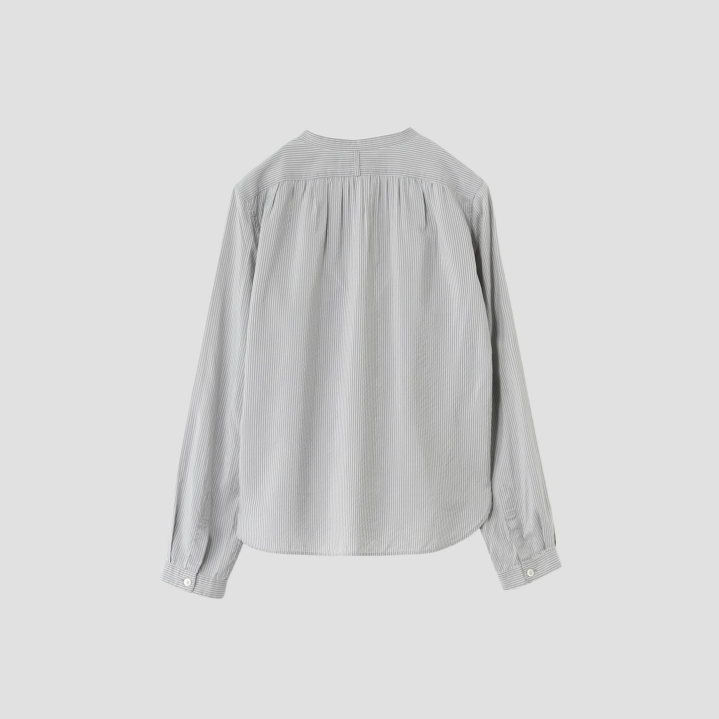 COTTON SILK STRIPE SHIRT