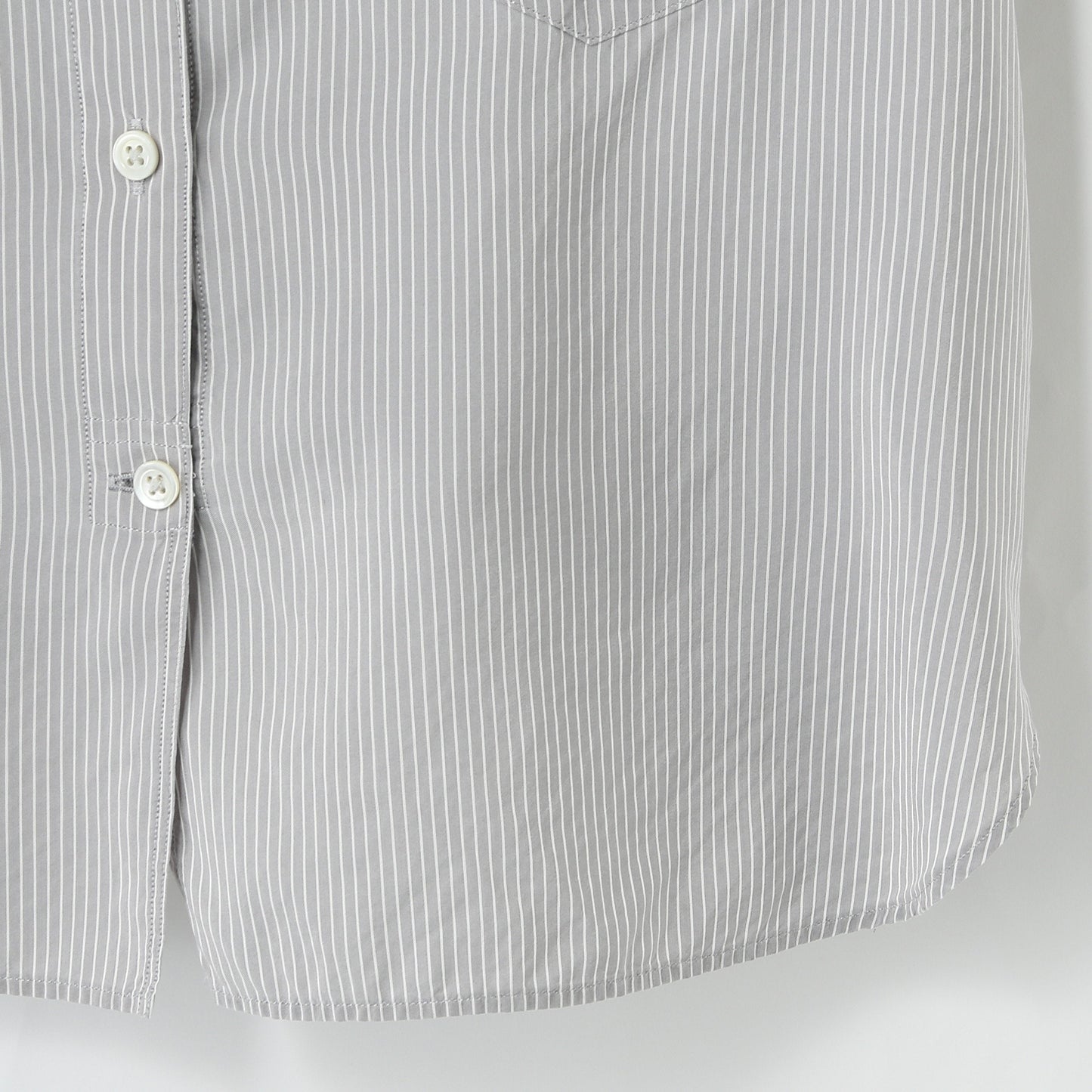 COTTON SILK STRIPE SHIRT