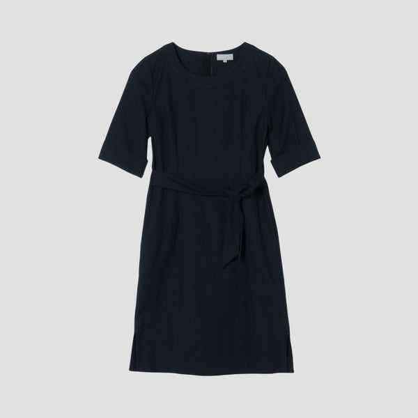 BRUSHED COTTON WOOL DRESS