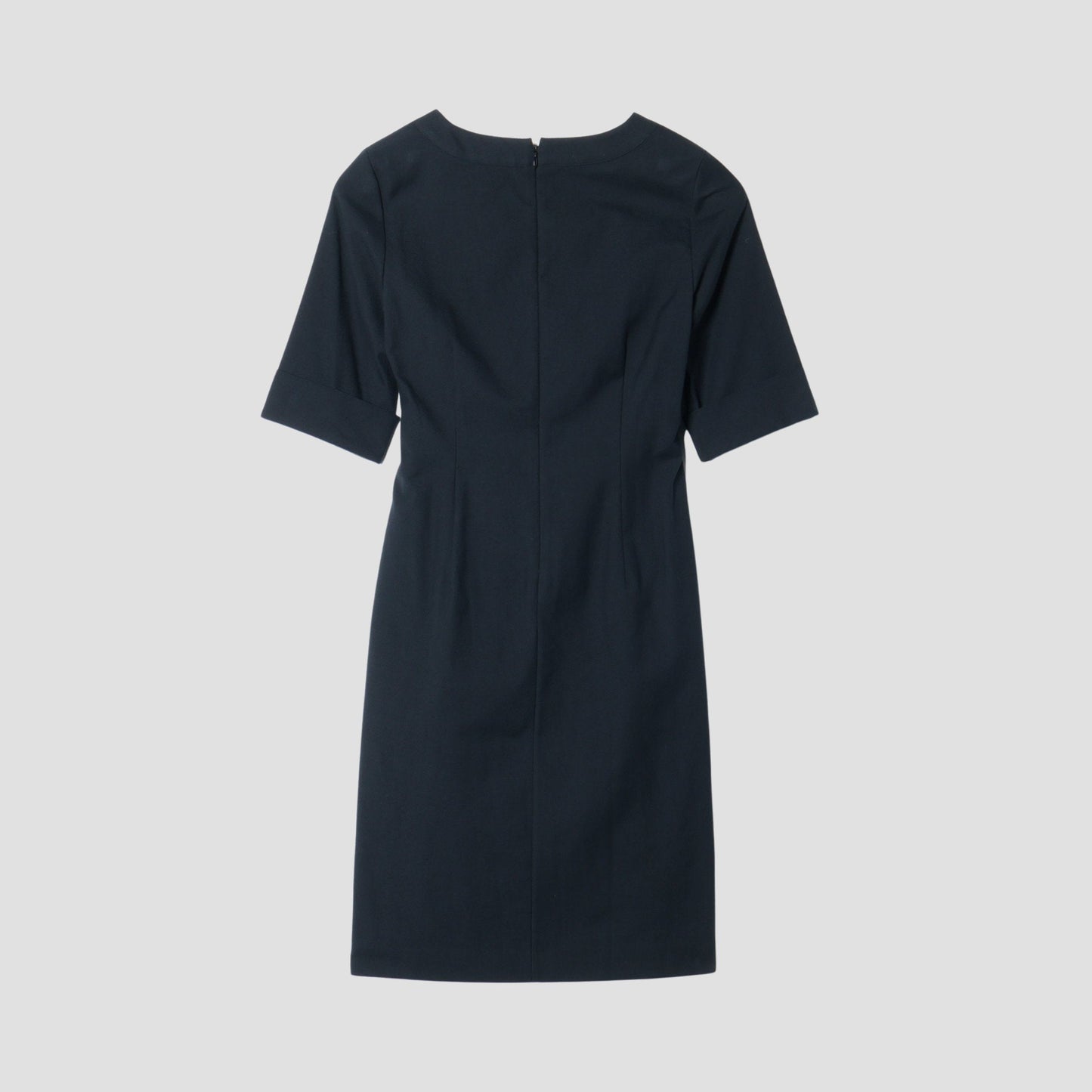 BRUSHED COTTON WOOL DRESS
