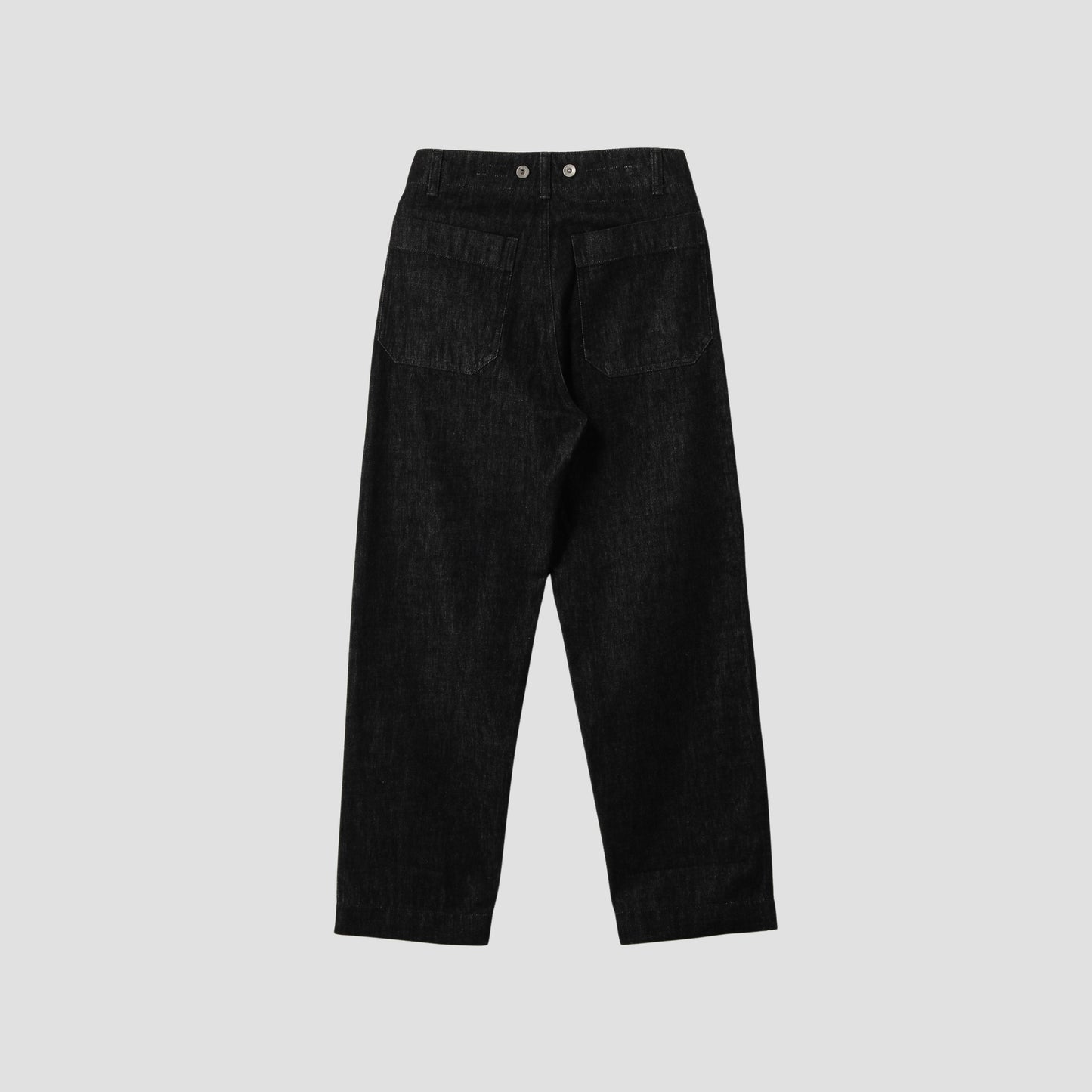 CANTON BLACK DENIM TROUSERS