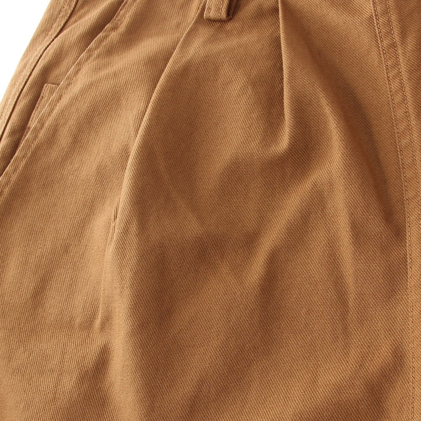 ORGANIC COTTON GABERDINE TROUSERS